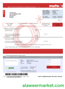 Meteor utility business bill,  SCR